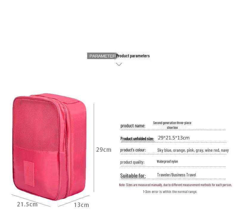 Portable Multifunctional Shoe & Bag Organizer – Travel Shoe Storage Handbag