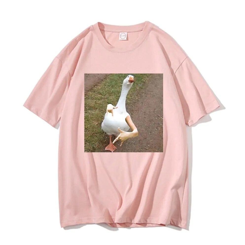Swagged Out Goose Grafické tričko Legrační Unisex tričko Unisex Bavlna Trička Unisex Ženy Móda Ležérní Nadměrná trička s krátkým rukávem