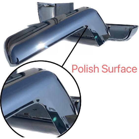 Chrome Mirror Cap Cover Trim Compatible with 2019 2020 2021 2022 2023 Chevy Silverado 1500 and GMC Sierra 1500 Accessories (Chrome)