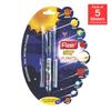 Flair Inky Series Planets Liquid Ink Fountain Pen Pack Of 5 Blue Ink With Jumbo Cartridges For School Office Writing