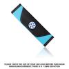T281/2PCS Color Blocked Leather Car Seat Belt Shoulder Pad Protection Accessories Valve Cap For Volkswagen Golf Passat MK4 Jetta B6