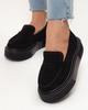 Gefütterte Loafer Phany 6902004 36 Nerz Wildleder