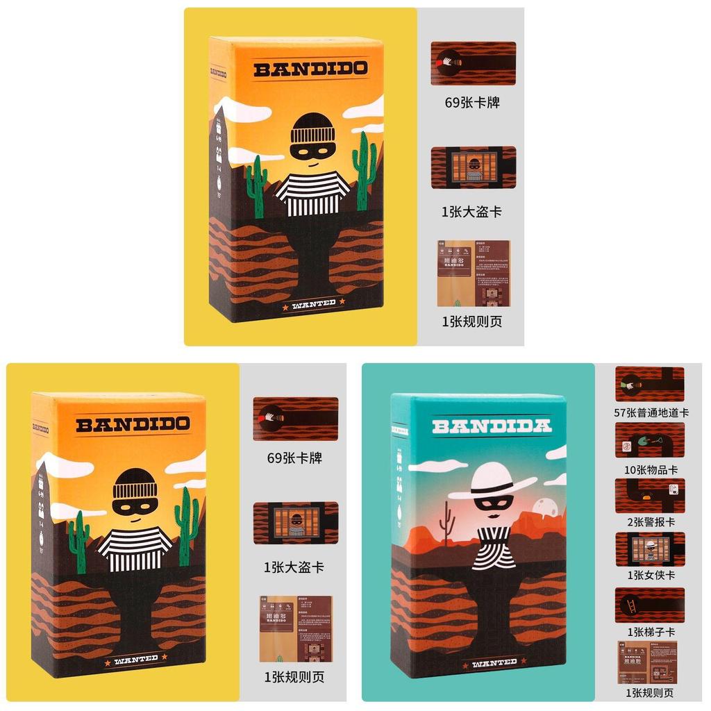Bandido Gioco di Carte Cooperativo Per Famiglia e Amici Intrattenimento Indoor