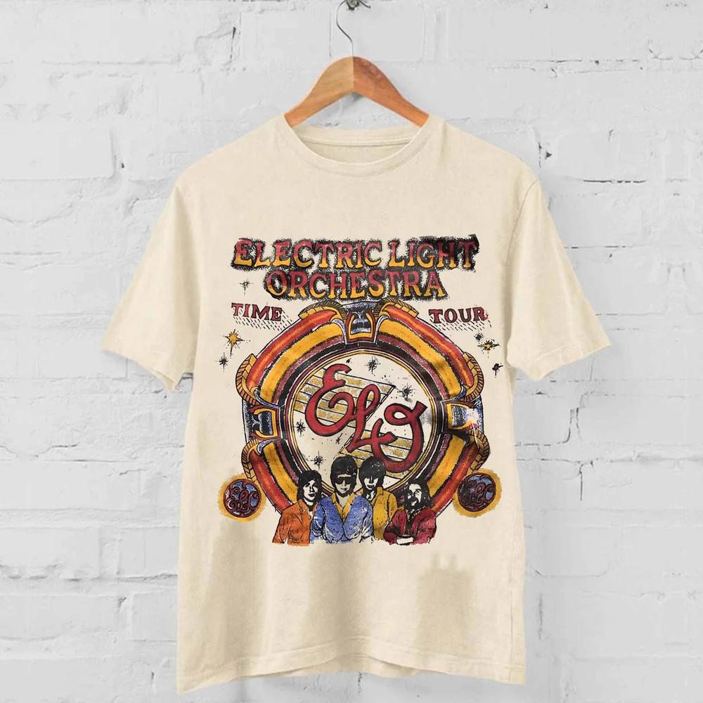 

1981 ELO Electric Light Orchestra TIME TOUR T-Shirt Full Size S to 5XL SA310 Unisex T-Shirt S