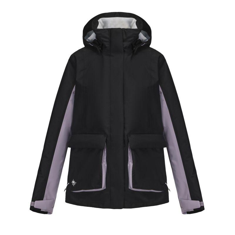 

DECATHLON TRIBORD Sailing 300 Zipper Breathable Removable Cap Thermal Jacket Women s Graphite Black/Smoky Purple L-170/100A