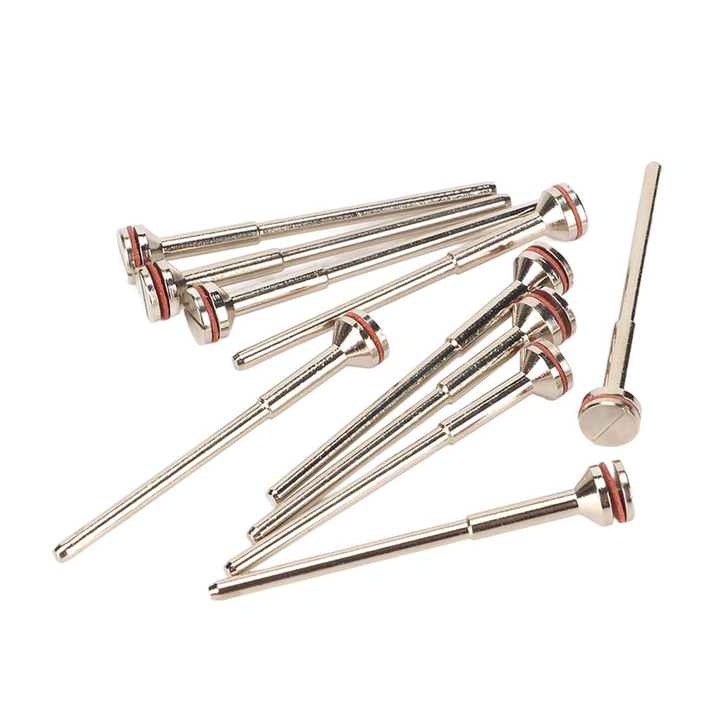 10pcs Dental Polishing Rod Bipolar Stainless Steel High Hardness Dental Disc Mandrel Shank