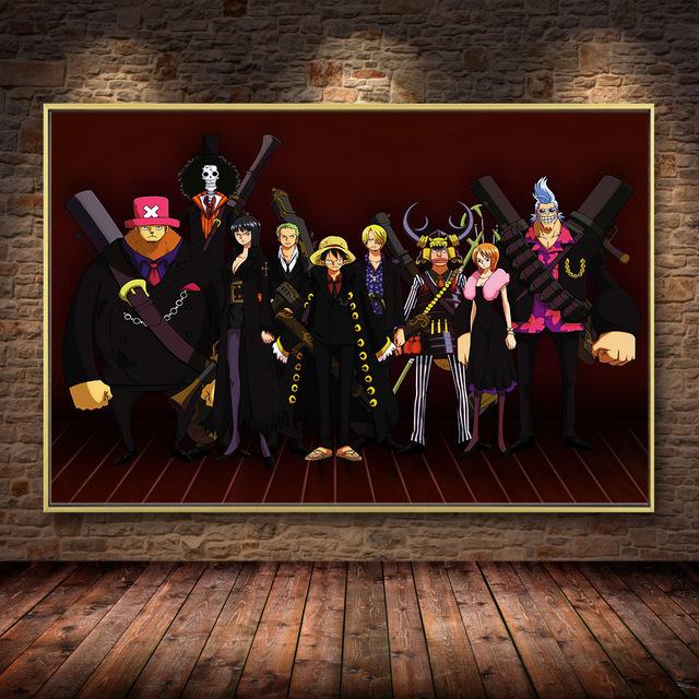 

Классический японский аниме-постер, холст, живопись, настенные постеры, принты, изображения персонажей для домашнего декора комнаты, без рамки 21*30cm No Frame