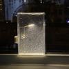 Lampe de Nuit Fluide Petite Scène de Neige Lampadaire Nuit Enneigée Simulation de Neige Fait Main Paquet de Matériel DIY Décor de Bureau