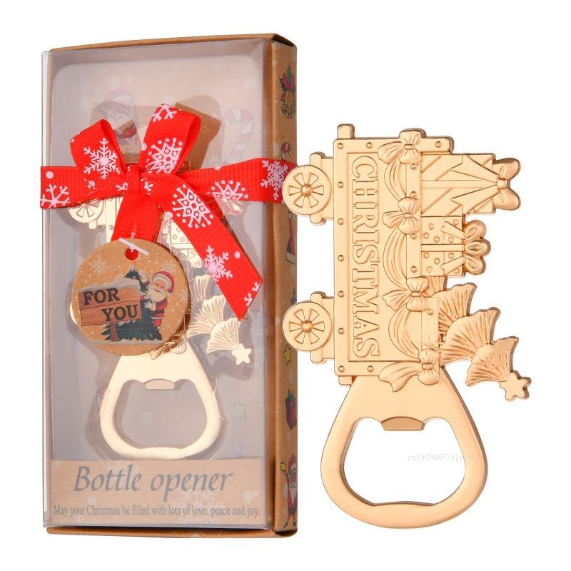 Christmas Bottle Opener Christmas Gift Snowman Christmas Tree Snowflakes Bottle Opener Xmas Party Gift Decoration 2026