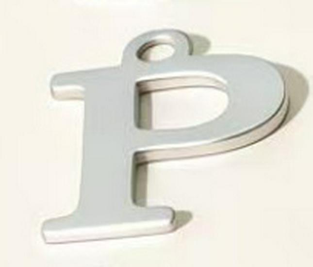 DIY Jewelry Accessories: 26 Alphabet Titanium Steel Pendants for Bracelets, Necklaces, Handmade Charms