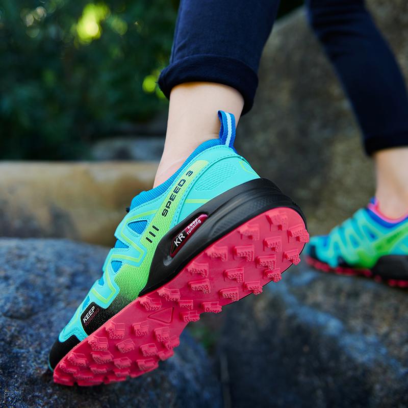 Neue Damen-Outdoor-Wanderschuhe, leichte, verschleißfeste Wanderschuhe für Bergsteigen, wasserdichte große Leder-Sportschuhe für Damen
