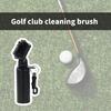 Golf Cleaner Brush with Extrusion Water Bottle and Hook, Golf Brush Golf Cleaning Brush Golf Club Brush Grooves Cleaner