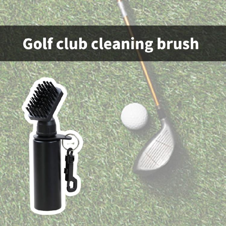 Golf Cleaner Brush with Extrusion Water Bottle and Hook, Golf Brush Golf Cleaning Brush Golf Club Brush Grooves Cleaner