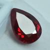 Natural Red Ruby Loose Gemstone Bloody 17.25 ct Pear Shape for Jewelry Making and Gem Collections