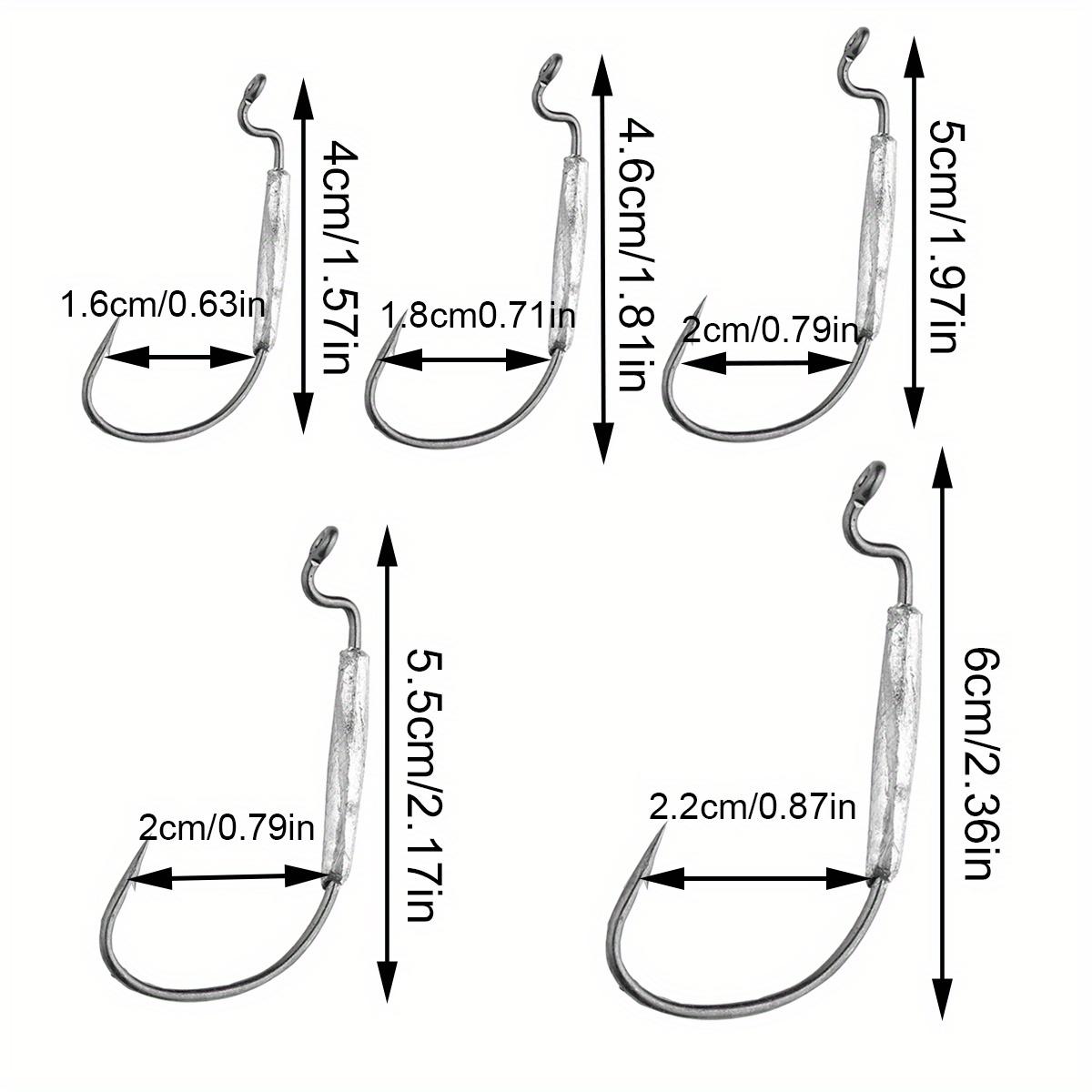 

Набор рыболовных крючков смешанных стилей 5 шт. Крючки с бородкой для ловли карпа и пресноводного джиггинга на приманку. Инструменты и аксессуары для рыбалки на открытом воздухе Mixed 5 Styles