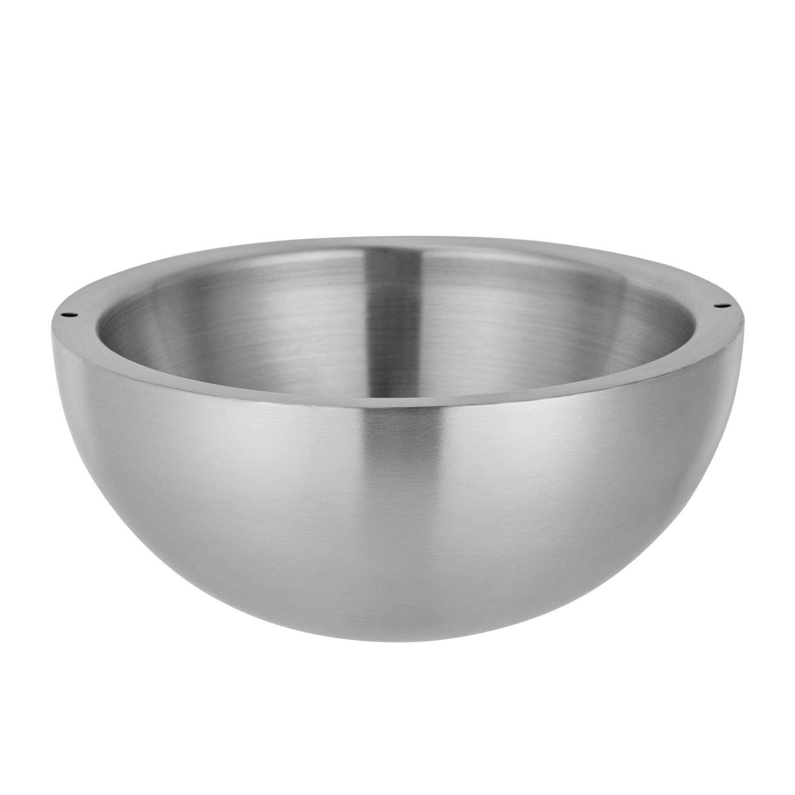 

10pcs Stainless Steel Salad Bowl, Salad Bowl with Water Injection Holes, Insulated Salad Bowl Set Durable Stainless Steel сірий колір