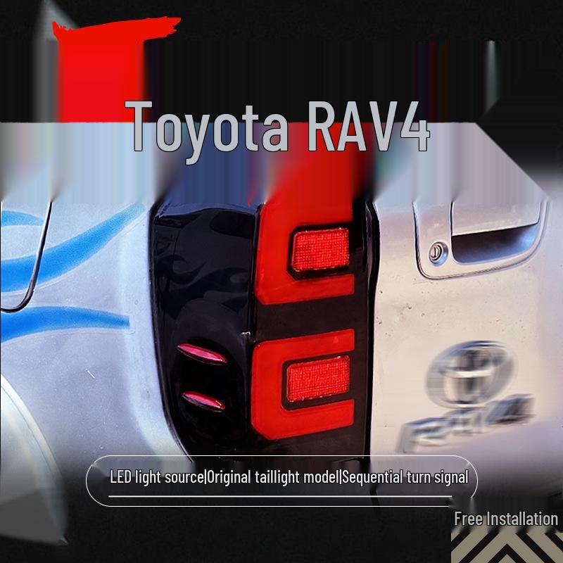 

Compatible with 00-04 Toyota RAV4 LED Daytime Running Lights, Turn Signals, and Brake Tail Light Assembly.