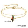EUEAVAN Martinique Island Map Bracelets for Women Stainless Steel Gold/Silver Color Charm Fashion Country Map Jewelry Gift