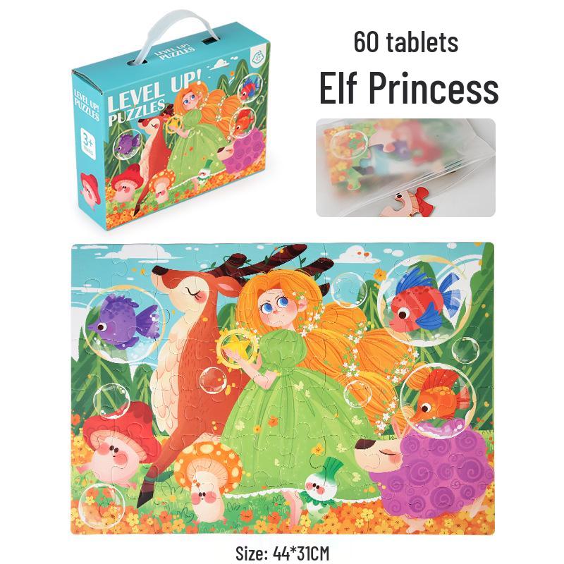 Large Handheld Jigsaw Puzzle Gift Set for Kindergarten - Class Prize or Souvenir Toy