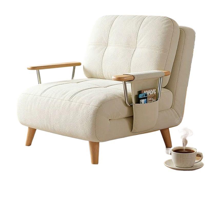2026 Plush Foldable Sofa Bed: Dual-Use Log Style for Small Apartments and Balconies