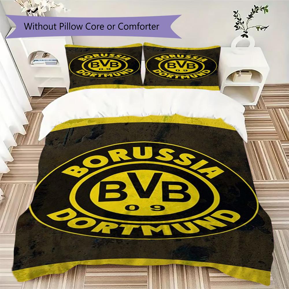 Dortmund Patroon Beddengoed Dekbedovertrek Kussensloop Woondecoratie Verjaardagscadeau (1 dekbedovertrek + 2 kussenslopen (zonder vulling))28