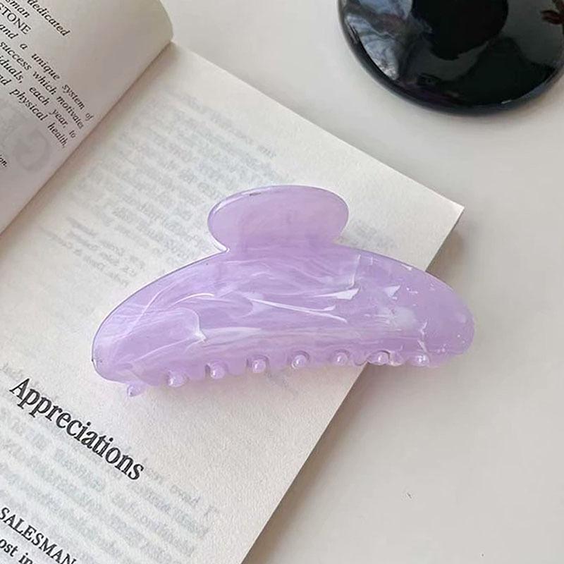 Proužky Spona do vlasů Akrylová Barevná Spona Dámské Krabí Sponky do vlasů Dívky Make-up Mycí Nástroj Vlasové doplňky