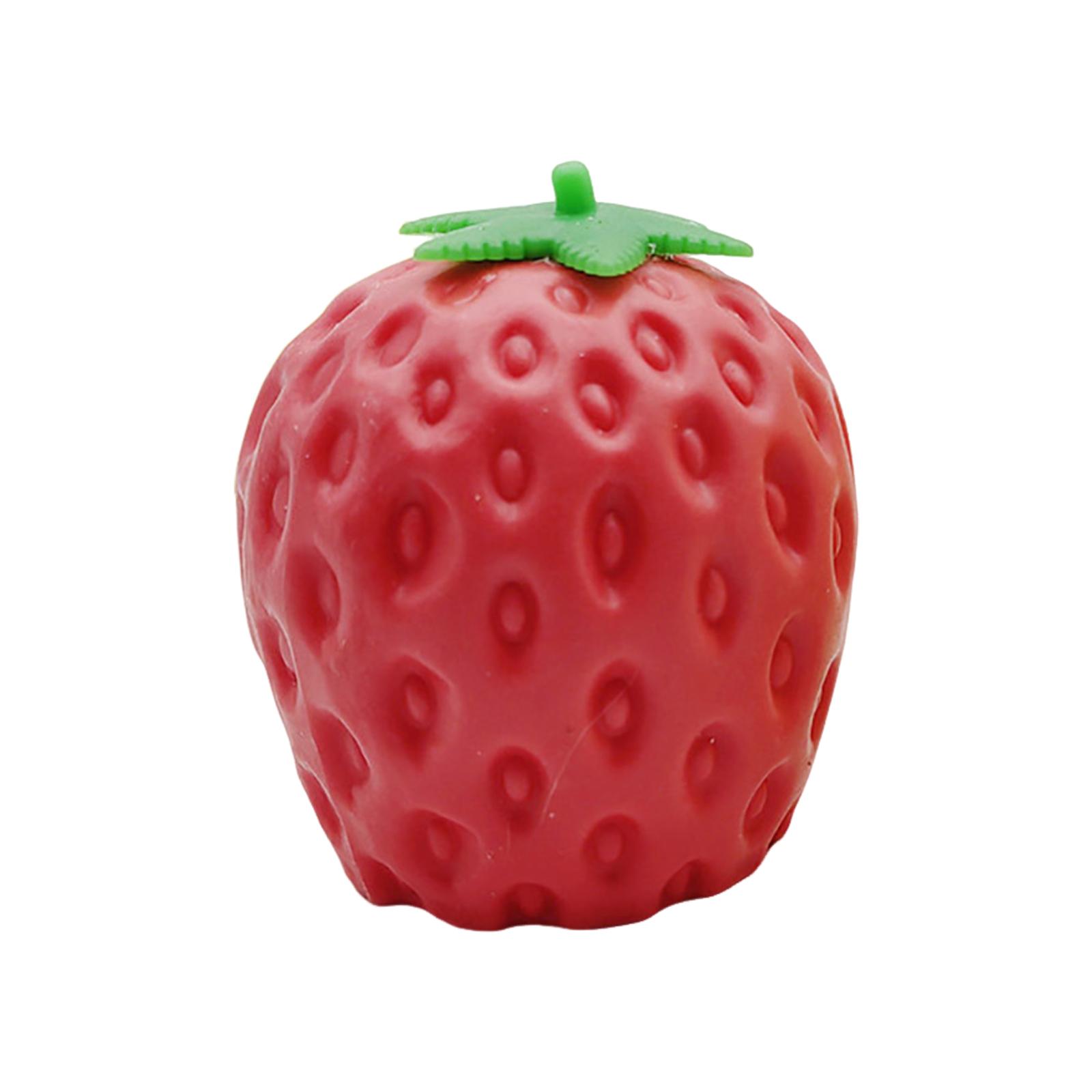 

Push Bubble Strawberry Toy Soft Stress Toy For Kids & Adults Realistic Sensory Toy For Anxiety Party & Birthday Gifts Skateboard рожевий колір золота