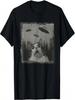 Alien UFO Funny Cat Selfie Kitty Vintage Graphic Cats Lover T-Shirt