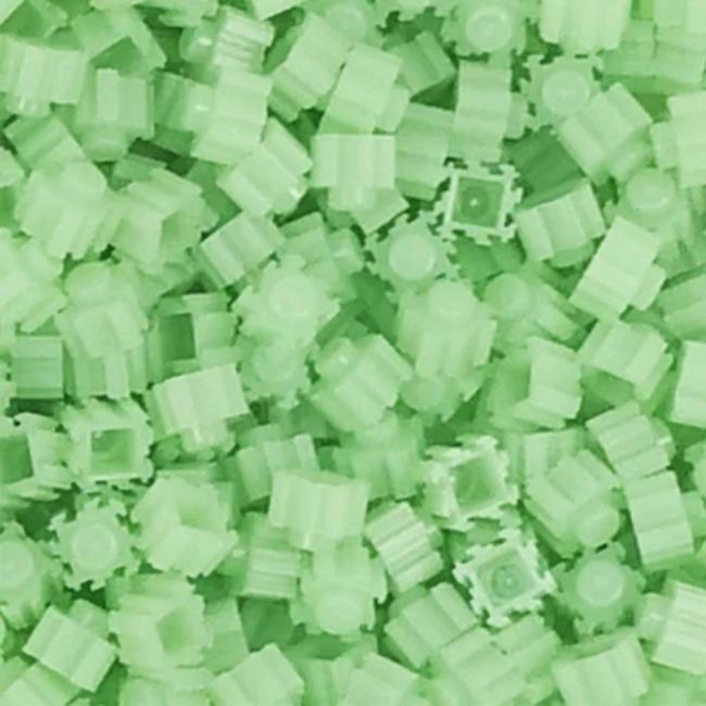 1000 Stück 8*8mm Leuchtende Diamant-Bausteine 5 Farben DIY 3D Kleiner Stein Für Kinderspielzeug Kindergeschenke