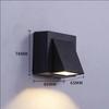 Waterproof Double Head Outdoor Wall Light for Balcony, Terrace, Garden, Doorway, and Aisle - Modern Minimalist Design