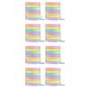 Flat Sneaker Shoelaces 0.9cm Wide Polyester Gradient Colorful Shoes Laces Replacement for Skates Sport Shoes Boot String
