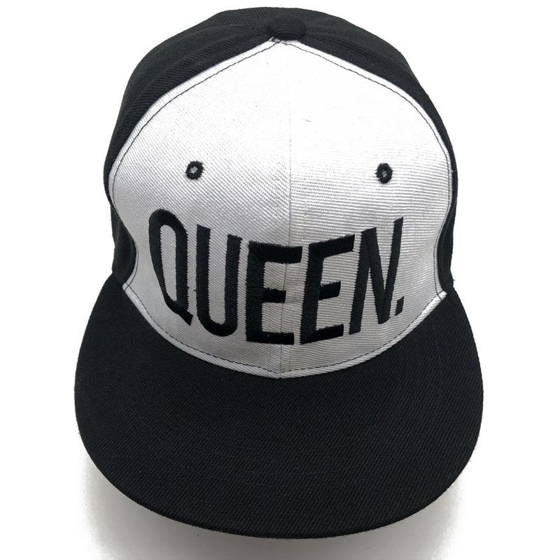 1PC KING Embroidered  Lover Men Women Baseball Cap Black Hip Hop Snapback  Chapeau Bone Masculino Hats