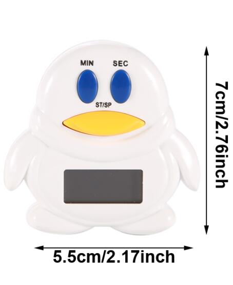 1pc 100 Minutes Cute Cartoon Chicken Kitchen Timer Electronic LCD Digital Chicken Timer Cooking & Baking Alarm Reminder