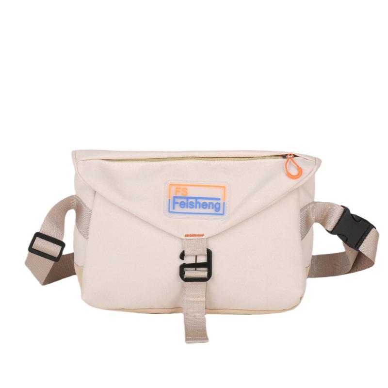 Japanese Satchel Tooling Shoulder Messenger Bag for Men and Women Commuting Joker DailyWear Light Small Bag Mobile Phone Bag Outside Tide