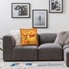 Winnie The Pooh And Tigger Square Pillow Cases Cute Bee Cushion Cover Customized Zipper Decor Pillowcase for Home 18"