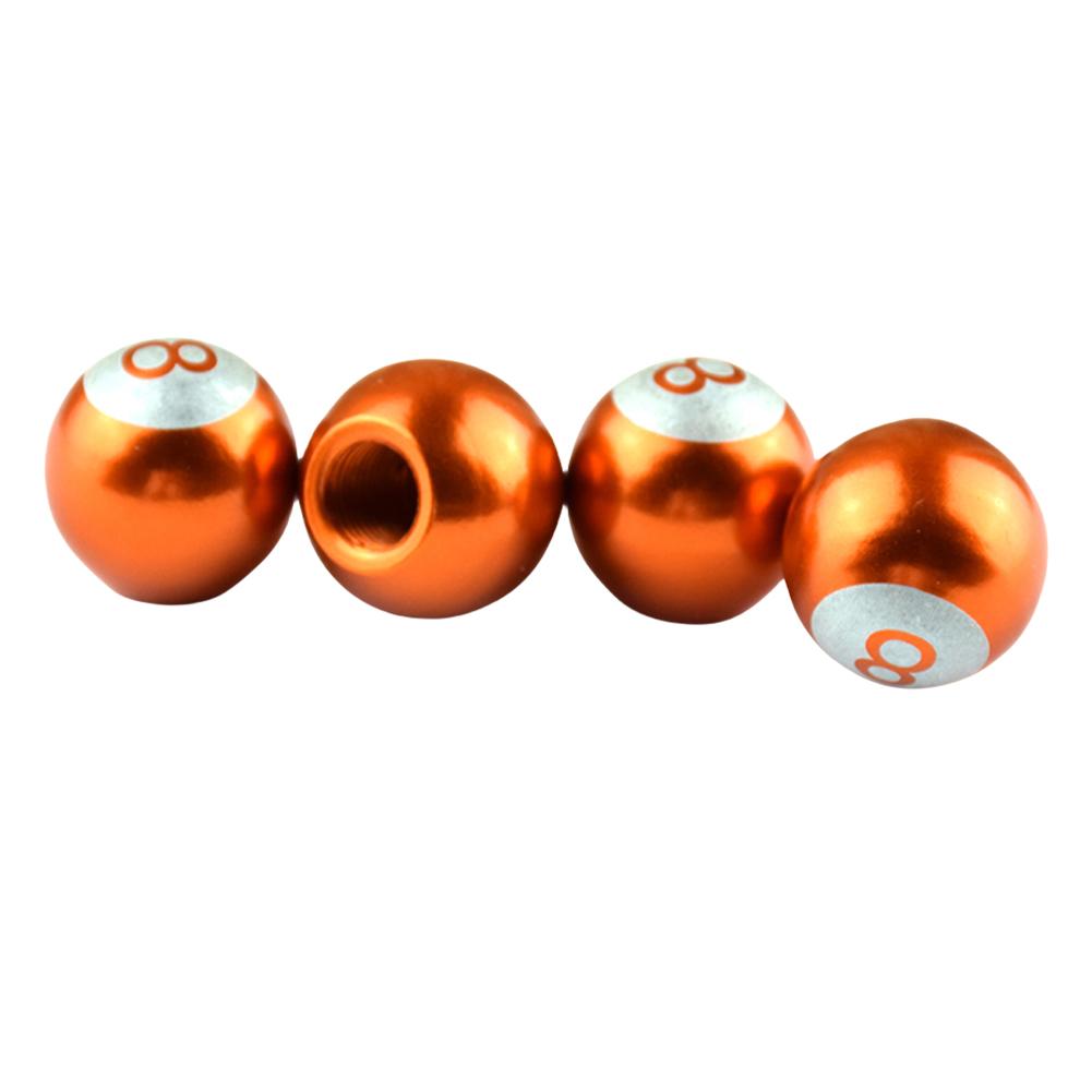4Pcs Tire Stem Valve Caps Billiards Wheel Rim Valve Stem Cap Universal Stem Covers for Cars SUVs Bike and Bicycle Trucks