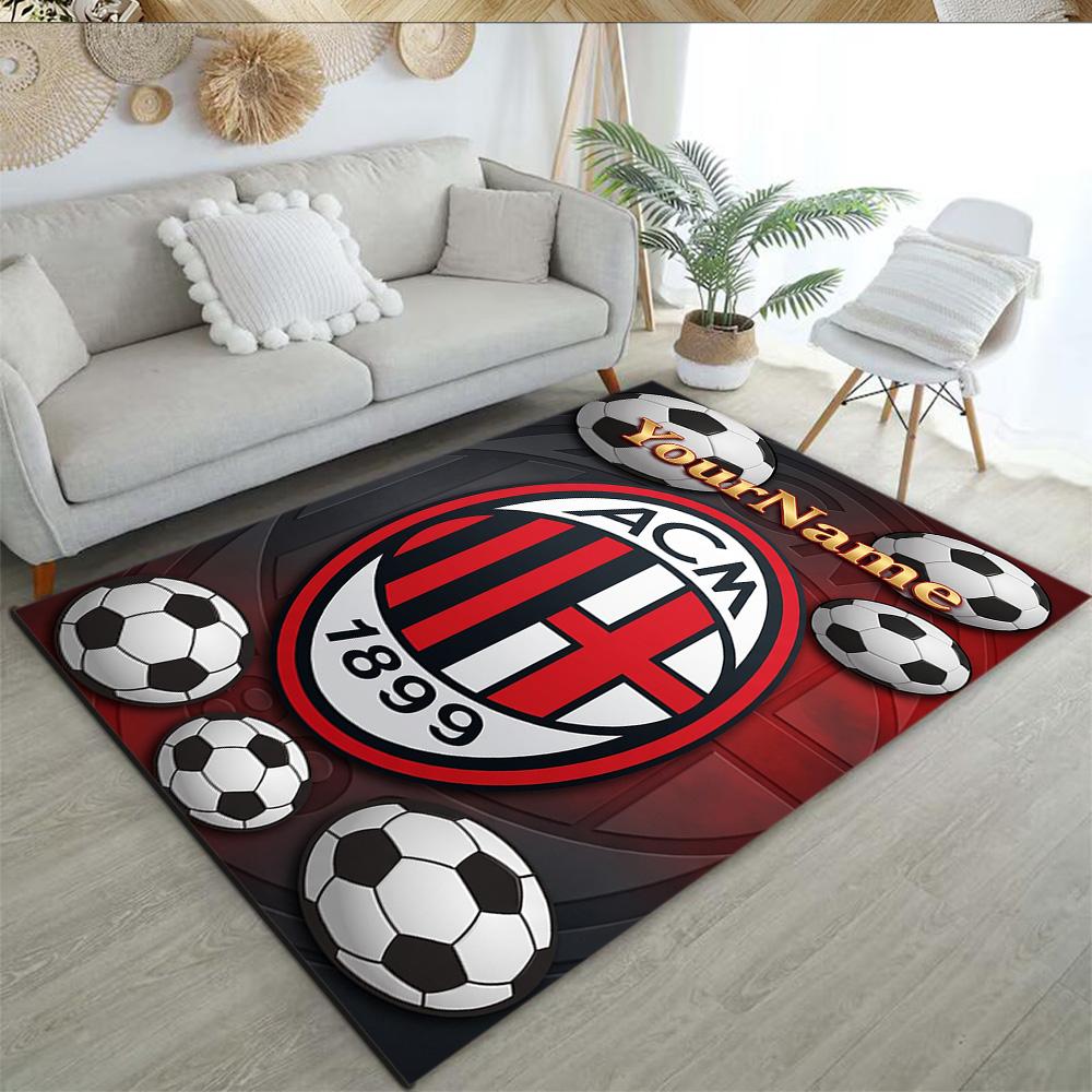 Ac Milan Gepersonaliseerd Naam Vloermat Perfect voor Decoratie kamer Woonkamers Eetkamer Keuken Antislip Tapijt Kantoor Huisdecoratie