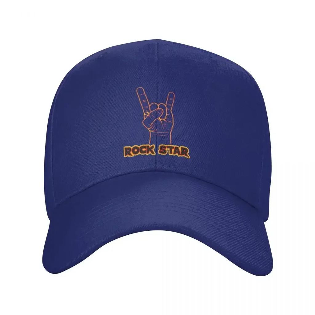 Custom Punk Gesture Rock Star Baseball Cap Unisex Women Adjustable Heavy Metal Music Dad Hat Streetwear Snapback Caps