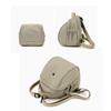 Portable Solid Color Shoulders Backpack Nylon Large Capacity Schoolbag Casual Versatile Multi-pocket Female Messenger Bag