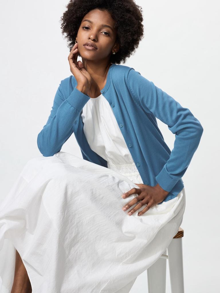 Uniqlo Uv Protection Crew Neck Cardigan  Long Sleeve 
