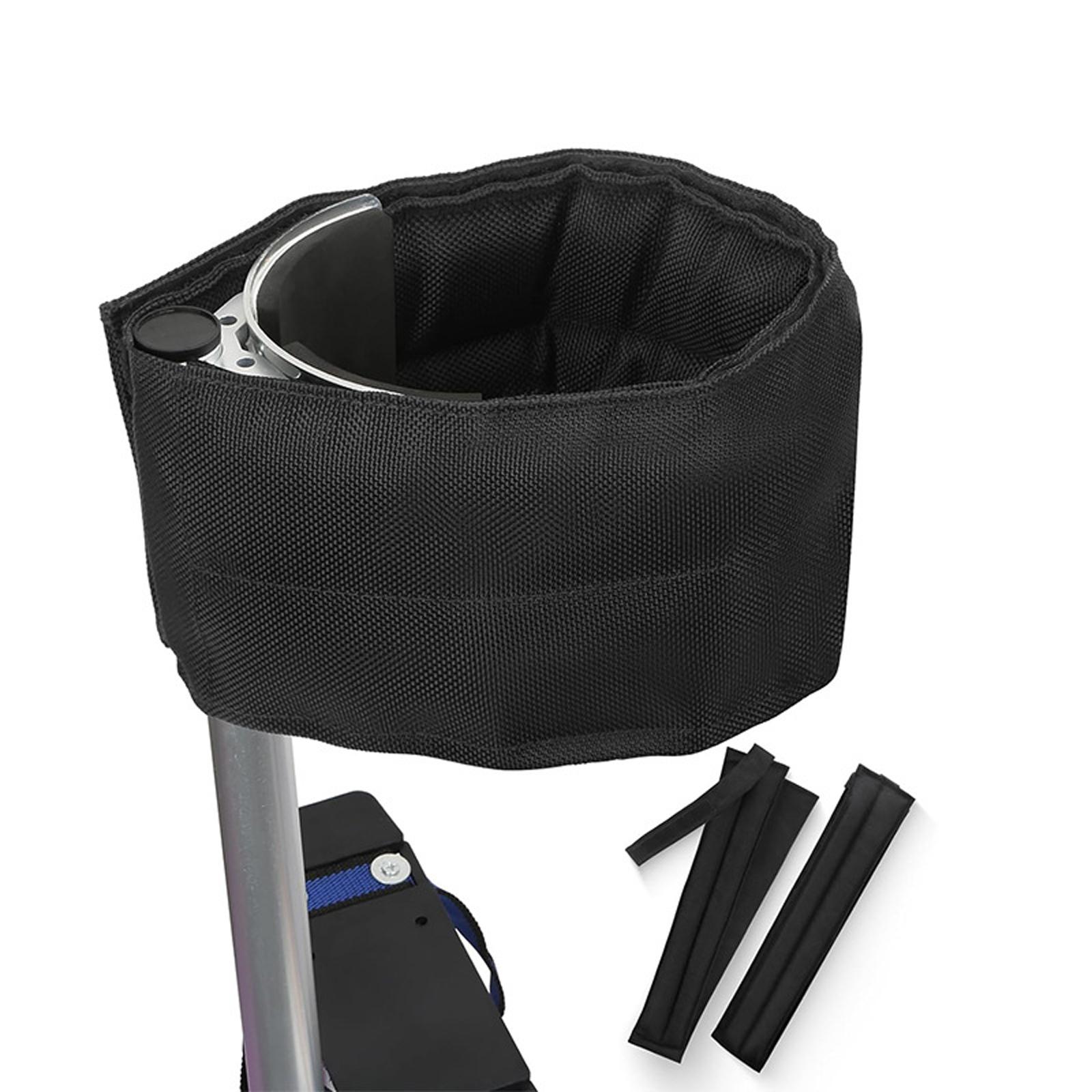 

Регулируемые ходули для гипсокартона с ремнем. Новые толстые ходули с мягкой подкладкой и ремнями для ног подходят для различных одноногих ходулей. One Size чёрный