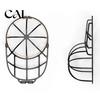 Baseball Hat Rack for Drying Washer Washing Machine, Cage Caps, Protective Cleaning Frame Care Tool Dishwasher, Cap Cleaner Adult Kids
