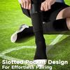 Durable And Safe Loogdeel Soccer Shin Guards Kids Youth Adults Legging Support Sleeves With Optimized Insert Pocket Football Shin Protect Board
