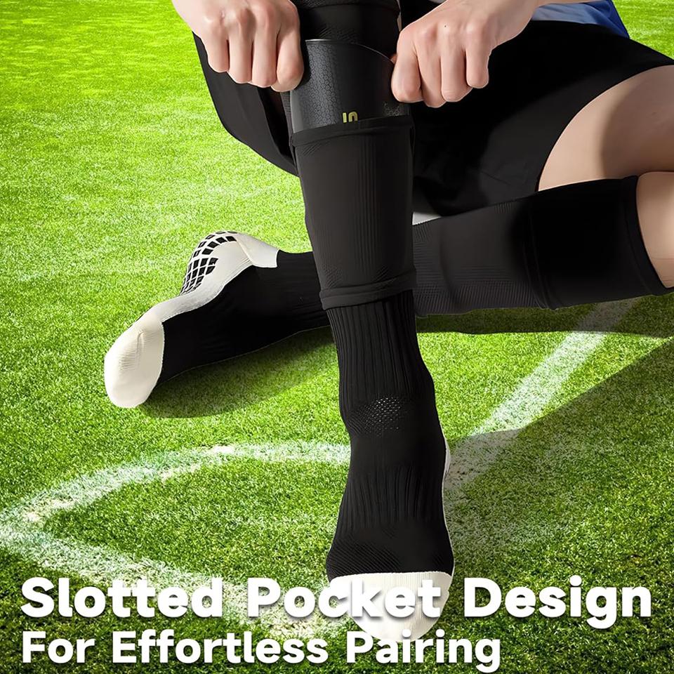 Durable And Safe Loogdeel Soccer Shin Guards Kids Youth Adults Legging Support Sleeves With Optimized Insert Pocket Football Shin Protect Board