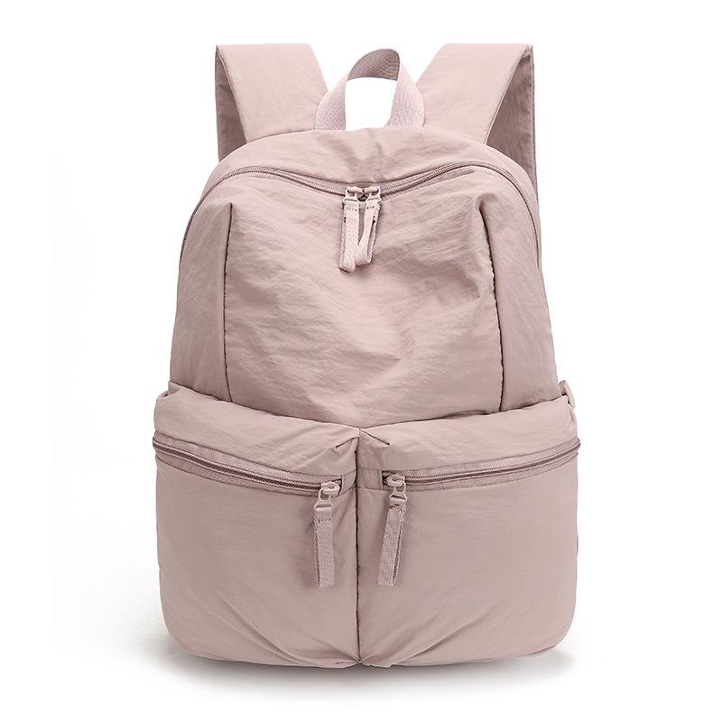 2025 Women's Lightweight Nylon College Backpack - Large Capacity, Casual Double Shoulder Bookbag