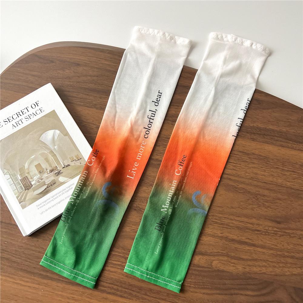 Lightweight And Breathable Ice Sleeves For Women'S Summer New Sunscreen Sleeves For Outdoor Cycling Driving Work Sun Protection Arm Protection