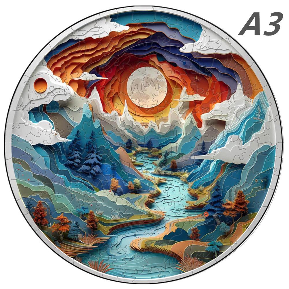 Exquisite Decoration Draw Bird Wooden Jigsaw Puzzles ideal for Adults Children DO IT YOURSELF Crafts Brain Teaser 3D Wooden Puzzle Games Learning