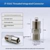 Luer Tracheal Fitting Connector M5 M6 M8 G1/8 G1/4 Male Female Double Thread for Pneumatic Air Hose Connection