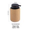 OIMG Vintage Striped Ceramic Pump Bottles (Set of 2)