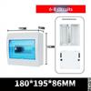 Ht Series Ip65 Waterproof Distribution Box Abs Electrical Junction Box Outdoor Circuit Breaker Enclosure 3-12 Ways